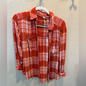 Pilcro Multicolor Plaid Shirt